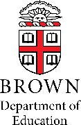 Brown University, Department of Education Logo